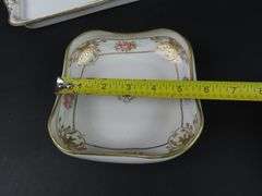Handpainted Nippon Tray & Nut Bowl - Made in Japan