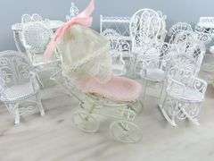 Big Lot of Metal Doll House Furniture