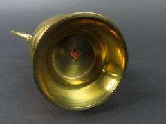 Small Double Handled Brass Vase