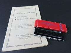 Vintage Magnus Harmonica with Lesson Book