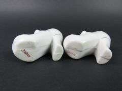 Lot of 2 Small Porcelain Shoes