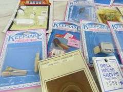 Big Lot of Doll House Miniatures with Food & Kitchen Items