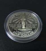 Lot of 2 1986 .900 Fine Silver Uncirculated Collector Coins in Case