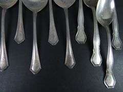 Mixed Lot of 10 Sterling Silver Spoons - 364g