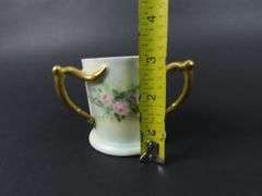 Victorian 3 Handled Loving Cup Marked AK - Made in France