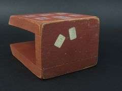 Vintage Primitive Wood House Napkin Holder