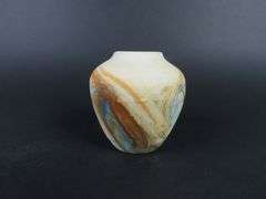 Small Nemadji Pottery Vase - Made in USA