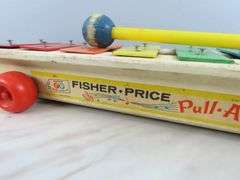 Vintage Fisher Price "Pull-a-Tune" Musical Pull Toy