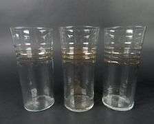 Lot of 3 Drinking Glasses - See Description
