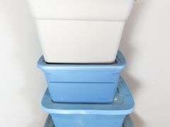 Mixed Lot of 4 Storage Totes