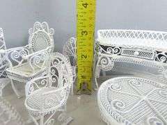 Big Lot of Metal Doll House Furniture