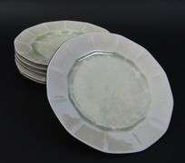 Lot of 6 Vintage Victoria Czechoslovakia Lusterware Lunch Plates