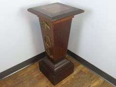 Antique Pedestal Plant / Candle Stand