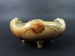 Beautiful Victorian Handpainted Footed Console / Nut Bowl