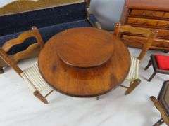 Big Lot of Wooden Doll House Furniture