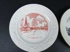 Lot of 2 Vintage Church Collector Plates