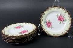 Lot of 6 Weelock Bread Plates - Made in Vienna Austria