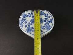 Lidded Porcelain Blue & White Trinket Box