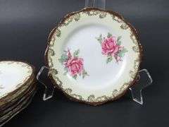 Lot of 6 Weelock Bread Plates - Made in Vienna Austria