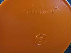 Tupperware Cannister Orange