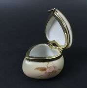 Victorian Garden Lidded "Dogwood" Trinket Box