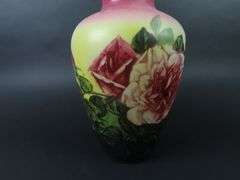 Beautiful Large Antique Bristol Glass Vase
