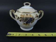 Lot of 3 Noritake Handpainted Teapot with Sugar & Creamer - Made in Japan