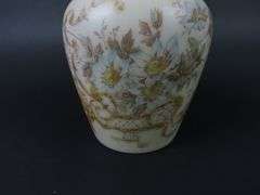 Beautiful Victorian Handpainted Bristol Glass Vase