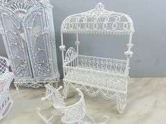 Collection of Metal Doll House Furniture