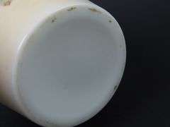 Antique Handpainted Bristol Glass Vase