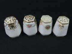 Mixed Lot of 4 Handpainted Nippon Salt & Pepper Shakers