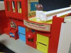 1973 Fisher Price "Family Village" Playset with Accessories