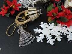 Grouping of Vintage Christmas Décor with Tree Topper & Ornaments