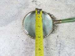 Beautiful Magnifying Glass with Jade Colored Handle