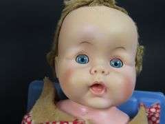Vintage Baby Doll with Stroller