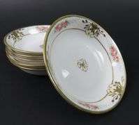 Lot of 6 Antique Handpainted Nippon Berry Bowls