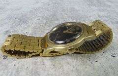 Men's Omega Automatic 14K GF Watch - Running