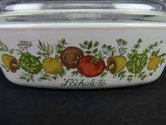 Corning Ware "Spice of Life" 1 Quart Lidded Dish