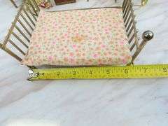 Collection of Wooden Doll House Furniture with Metal Bed & Chairs