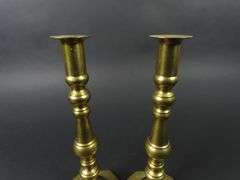 Pair of Vintage Brass Candlesticks