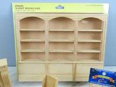 Lot of Wooden Doll House Furniture