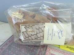 Lot of Doll House Rugs, Linens & Roof Tiles