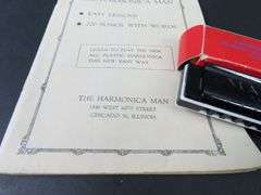 Vintage Magnus Harmonica with Lesson Book