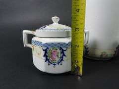 Antique Noritake Chocolate Pot with Creamer & Lidded Sugar