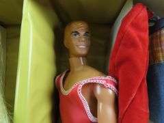 Barbie, Ken and Tons of Clothes in Vintage Fashion Doll Trunk