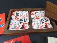 Collection of Vintage Games with Playing Cards