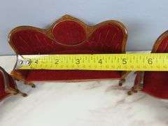 Lot of Victorian Style Doll House Furniture