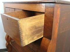 Antique Empire Style Mahogany Chest of Drawers