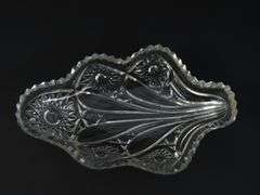 Lot of 2 Cut Glass Candy Dishes