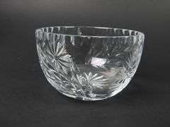 3 Pieces of Vintage Cut Crystal Serving Pieces